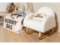 Childhome Kreslo detské hojdacie Teddy Off White