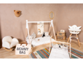 Childhome Kreslo detské hojdacie Teddy Off White