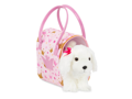 Pucci Pups Psík biely v taške Pink Crown Glam Bag