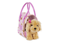 Pucci Pups Psík hnedý v taške Pink Crown Glam Bag