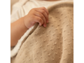 Little Dutch Deka pletená / fleece 70x100 Pure Soft Beige