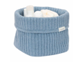 Little Dutch Košík pletený malý Pure Denim Blue