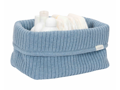 Little Dutch Košík pletený veľký Pure Denim Blue