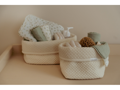 Little Dutch Košík pletený malý Pure Soft White
