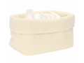 Little Dutch Košík pletený veľký Pure Soft White