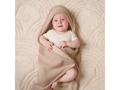 Little Dutch Deka zavinovacia pletená Beige