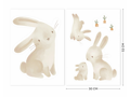 Little Dutch Samolepky na zeď Baby Bunny