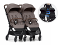 Bumprider Connect Mini 2x kočík s madlom Taupe