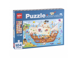 Apli Puzzle  - objavujte pirátsku loď