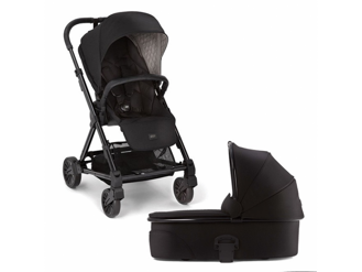 Mamas & Papas Urbo 2v1 Black/Black (kočiarik+vanička zdarma)