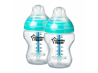Tommee Tippee Dojčenská fľaša C2N ANTI-COLIC, 2ks 260ml, 0m+