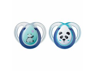 Tommee Tippee Cumlík CTN silikón Any Time 2ks 0-6m