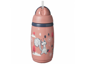 Tommee Tippee Netečúci termohrnček Superstar so slamkou 266ml 12m+ Pink