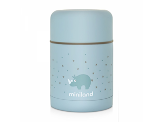 Miniland Termoska Silky na jedlo Blue 600ml