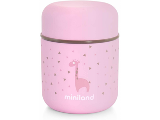 Miniland Termoska Silky na jídlo Pink 280ml