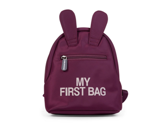 Childhome Detský batoh My First Bag Aubergine