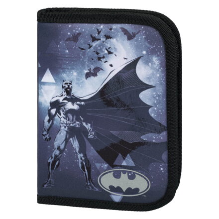 BAAGL Školský peračník klasik dve chlopne Batman Storm