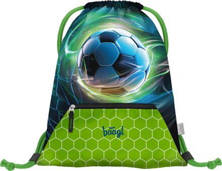 BAAGL Vrecko s priehradkou na zips Futbal Lopta