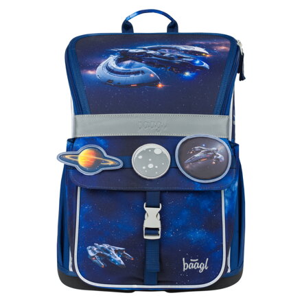 BAAGL Školská aktovka Zippy Vesmírna loď