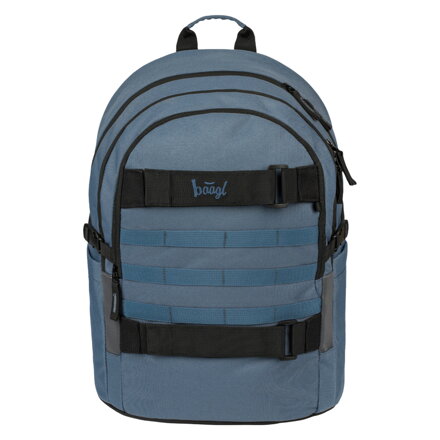 BAAGL Školský batoh Skate Dust Blue