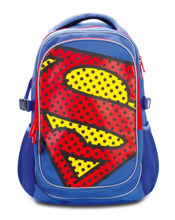Školský batoh s pršiplášťom Superman – POP