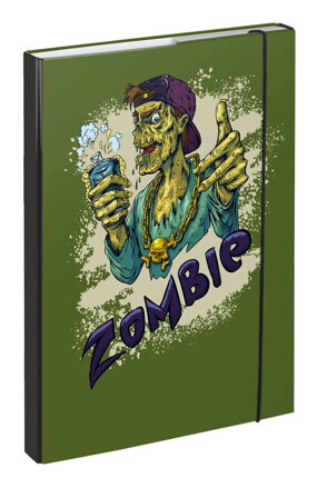 BAAGL Dosky na školské zošity A4 Zombie