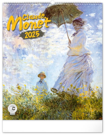 Nástenný kalendár Claude Monet 2025, 48 × 56 cm