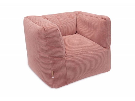 Jollein Kreslo detské Beanbag Corduroy Wild Rose