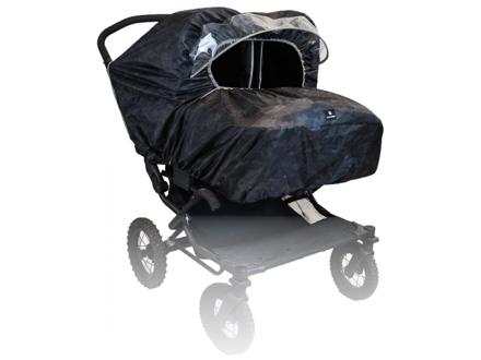 EasyGrow Pláštěnka na kočárek pro dvojčata Camo