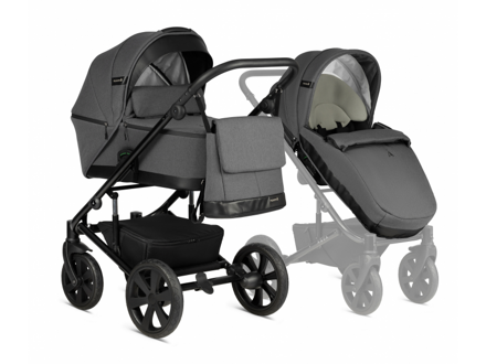 Noordi Kočík Aqua 2v1 Dark Grey