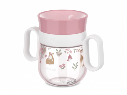 Little Dutch Hrnček trénovací 360 ° 200 ml 6m + Fairy Garden
