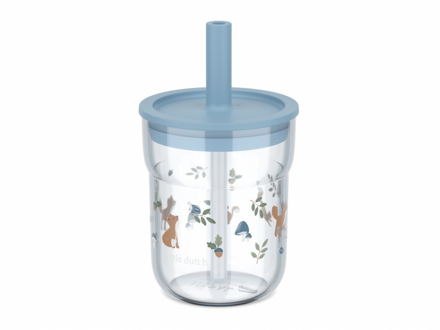 Little Dutch Téglik so slamkou 250 ml Forest Friends