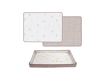 Taf Toys Hracia podložka penová s loptičkami Brown Beige