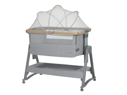 KikkaBoo Postieľka prenosná Nanna Grey