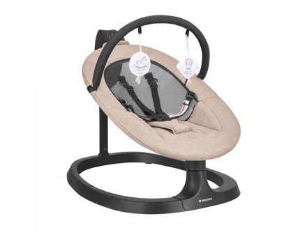 KikkaBoo Hojdacie lehátko elektrické Zazu Beige