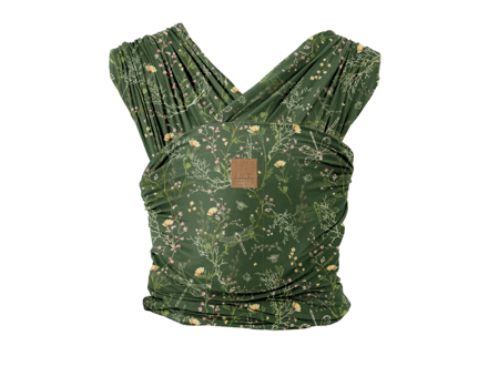 KikkaBoo Šatka na nosenie detí Isla Secret Garden Green