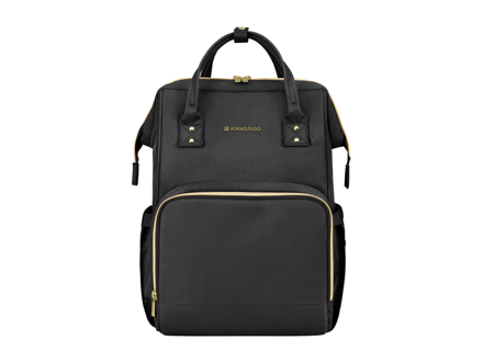 KikkaBoo Prebaľovací batoh Siena Black & Gold