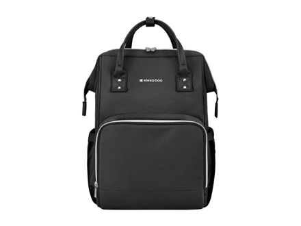 KikkaBoo Prebaľovací batoh Siena Black & Silver
