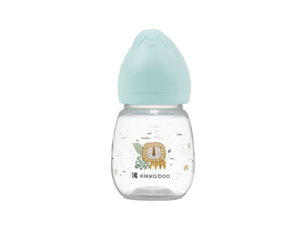 KikkaBoo Dojčenská fľaša 180ml 3m+ Savanna Mint