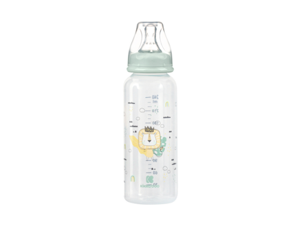 KikkaBoo Dojčenská fľaša 240ml 3m+ Savanna Mint