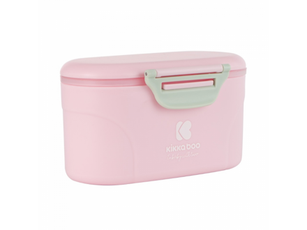 KikkaBoo Zásobník na sušené mlieko s odmerkou 130g Pink