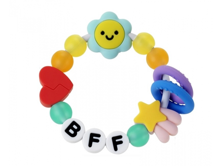 Infantino Hryzátko silikónové Friendship BFF