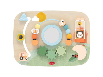 Tiny Love Pult s aktivitami drevený Farmers Funday
