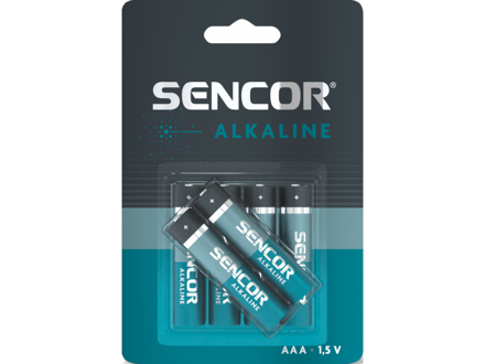 Sencor Alkalické batérie AAA 6 ks