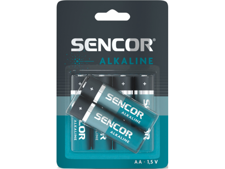 Sencor Alkalické batérie AA 6 ks