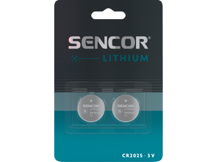 Sencor Lítiové batérie CR2025 2 ks