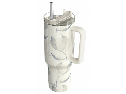 Quokka Nerezový termohrnček so slamkou Stream Cotton 1200 ml