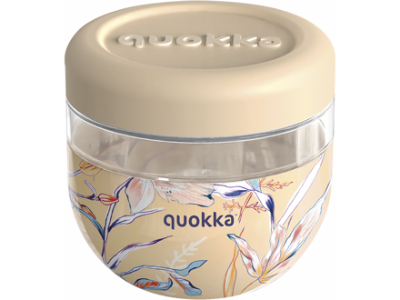 Quokka Plastová nádoba na jedlo Bubble Vintage Floral 770 ml