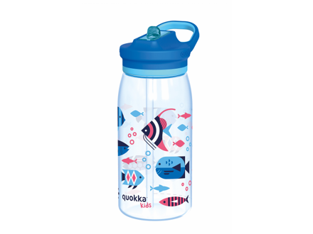 Quokka Plastová fľaša s náustkom Glow Kids Sea Life 580 ml