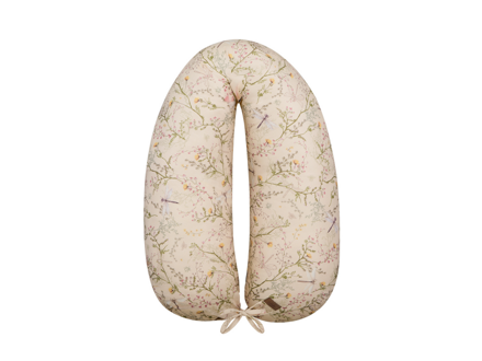 KikkaBoo Dojčiaci vankúš 2v1 Secret Garden Beige